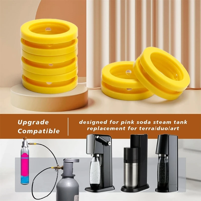 Bộ 5 Có Thể Thay Thế Được Đơn Vị Dự Phòng Đệm O Nhẫn Máy Miếng Đệm Nhẫn Silicon Nhẫn Cho Nước Máy Trang Sức Giọt