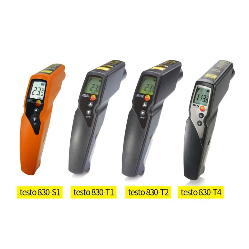 

Testo 0560 8312 testo 830-T2 830-T1 830-T4 Infrared Thermometer Gun With Dual Laser And Sound Alarm