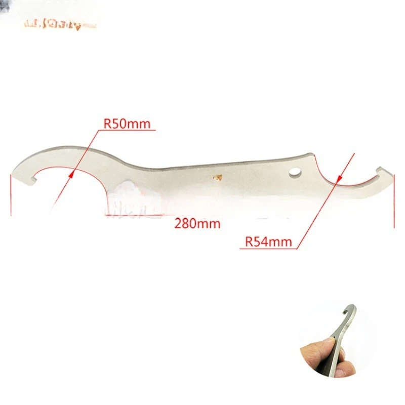 Off-road motorcycle rear shock absorption preload adjustment wrench, rear shock absorption stainless steel maintenance wrench