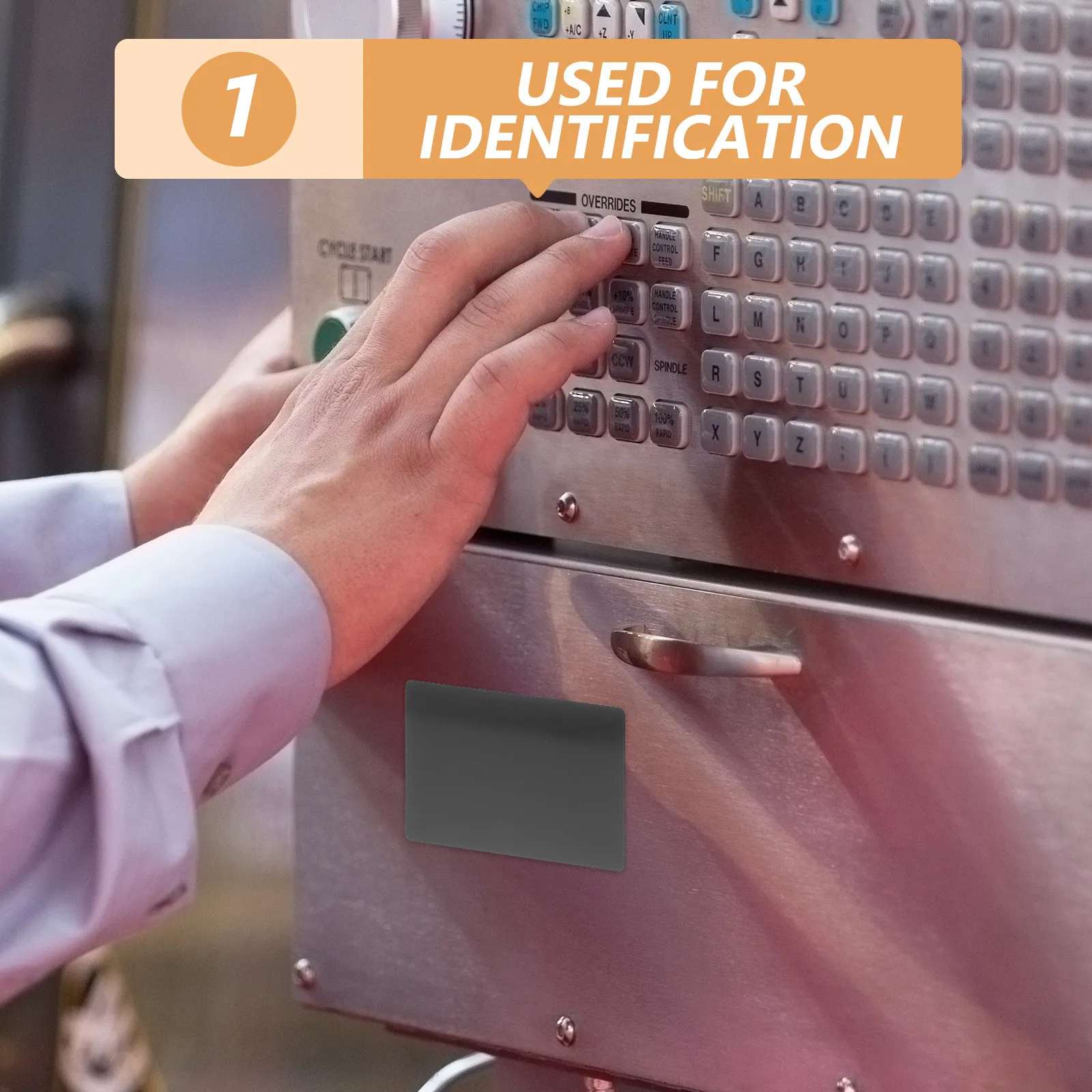 Industrial Laser Etching - 100Pcs Aluminum Engraving Blanks .4x2.1in Precision