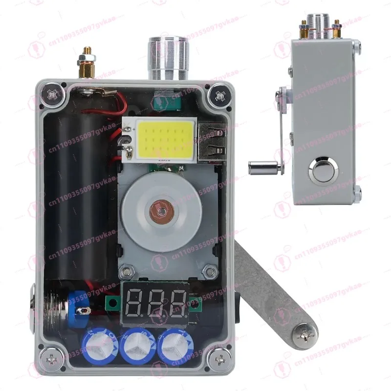 

Портативный ручной генератор, аварийный внешний аккумулятор, COB-фонарь с плавной регулировкой яркости, многофункциональный инструмент для выживания на природе и кемпинга