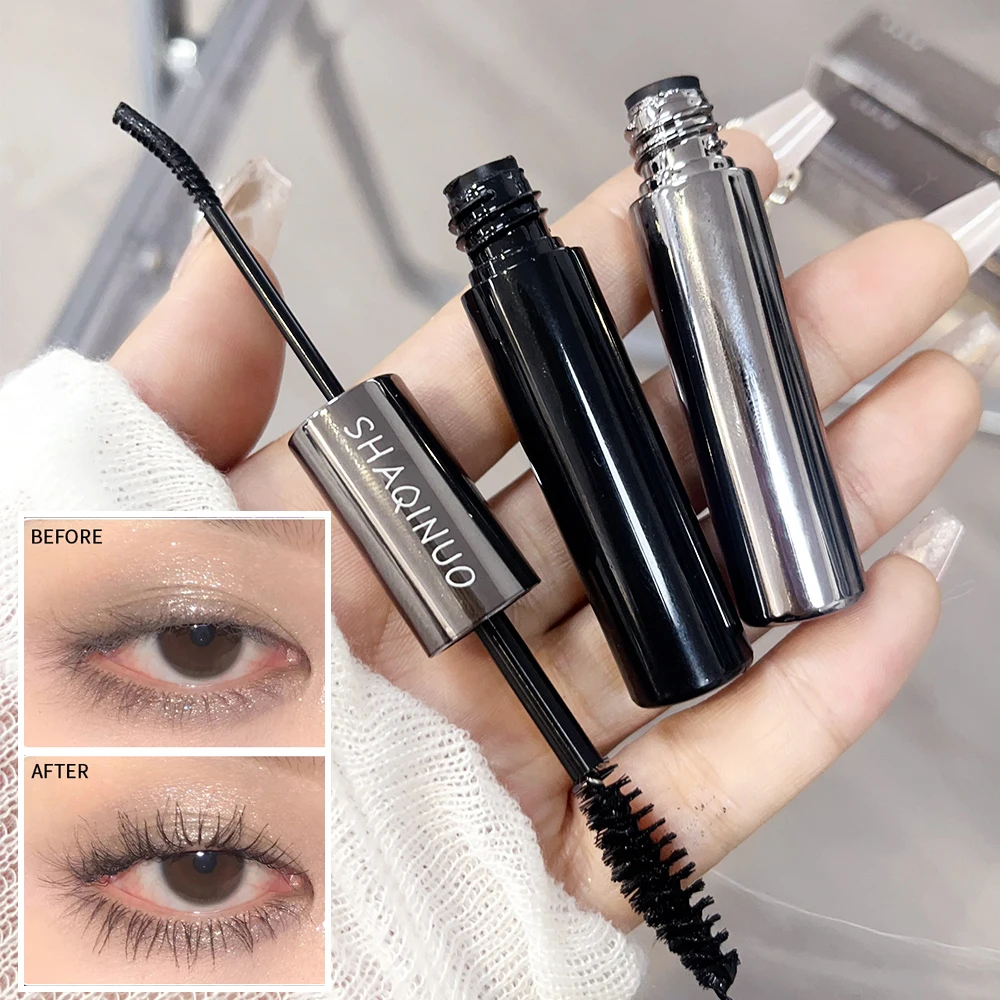 Waterproof Curling Mascara Double Head Mascara Slim Thick Curling Anti-Sweat Long Lasting Non-Smudge Mascara Eye Cosmetics Tools