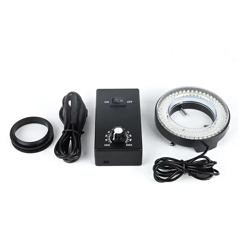 Stereo microscope bottom circular LED light source adjustable industrial electron microscope auxiliary light source