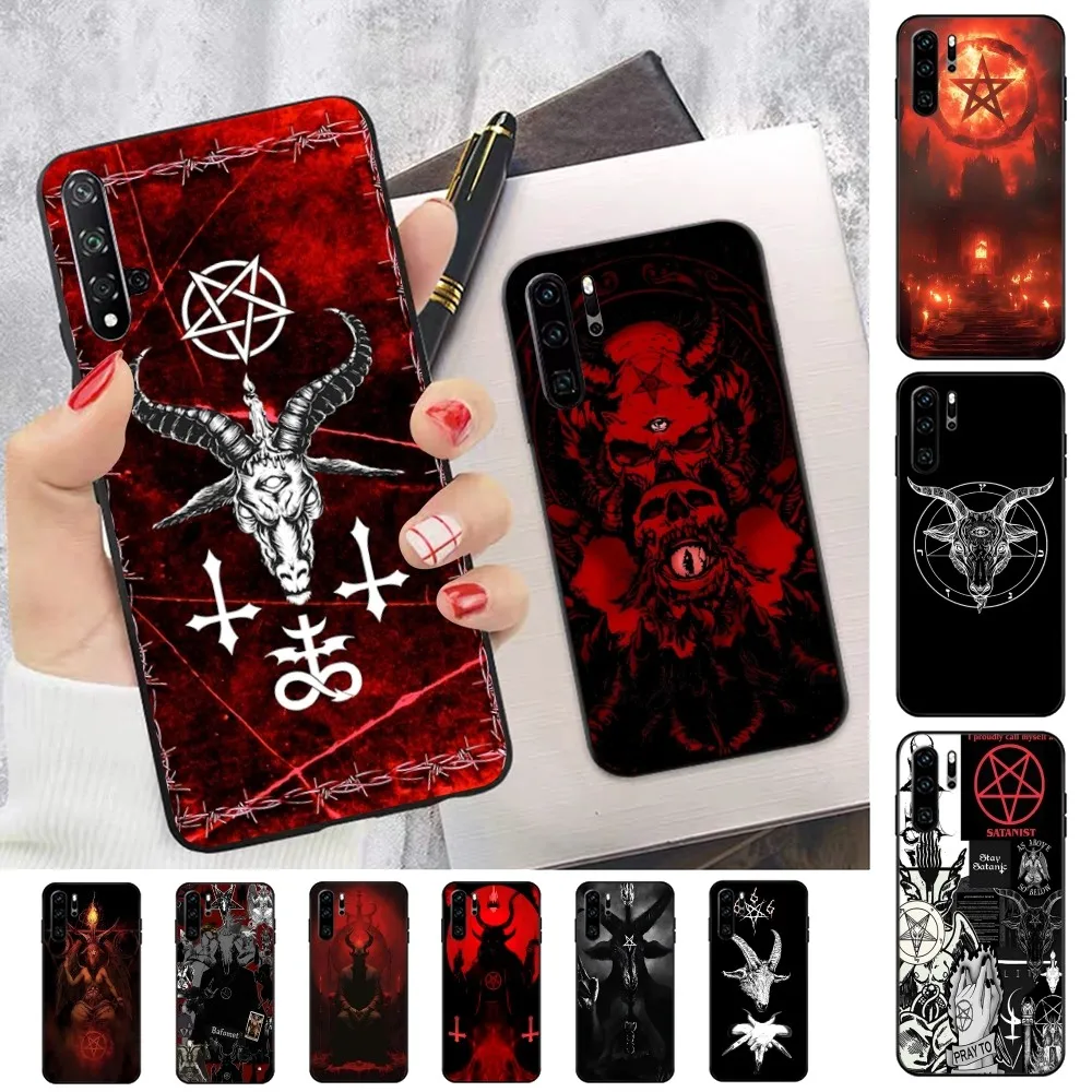 D-Devil S-Satan Phone Case For Huawei P 8 9 10 20 30 40 50 Pro Lite Psmart Honor 10 lite 70 Mate 20lite