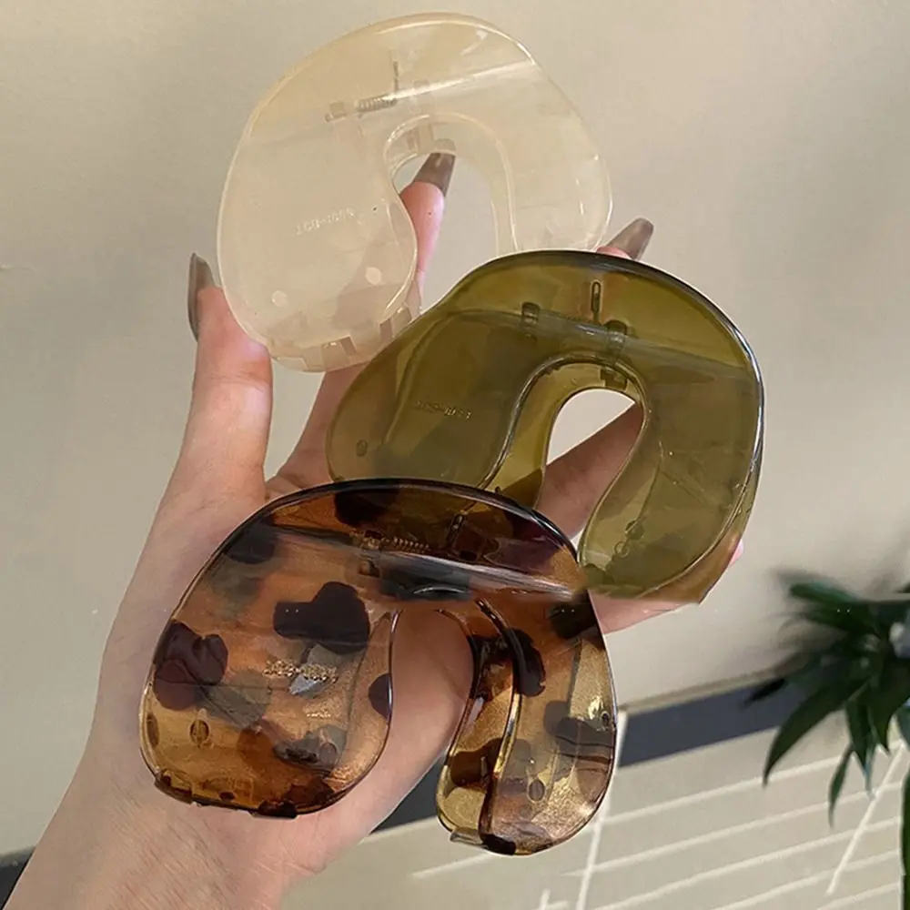 

Зажим для девочек, держатель для хвоста, головной убор, головной убор, корейский стиль, зажим в виде краба, U-образный коготь для волос, аксессуары для волос, женские заколки для волос