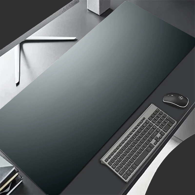 Clean And Trendy Gray Mouse Pad Notbook Gamer Large Keyboard NonSlip Rubber Computer Carpet Desk Mat PC Gamer 90x40 MousePad