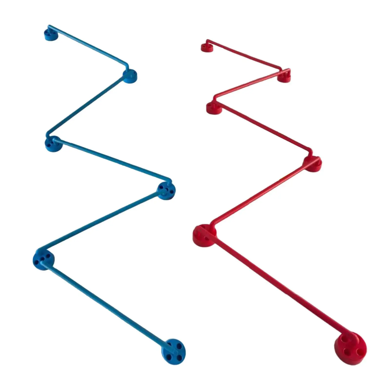 Roller Hockey Puck Control Trainer Equipment for Stickhandling Practice with Adjustable Rods and Bases on or Off Ice