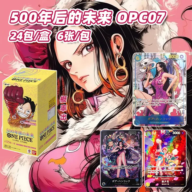 Bandai Original One Piece Cards Japanese OP01 OP05 OP08 OP09 Trading Booster Box Luffy Rare Cards Collector Gift