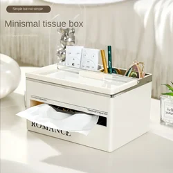 Household Paper Drawing Box Multifunctional Creative Light Luxury Coffee Table Dining Living Roomdesktop Storage Tissue Box liji