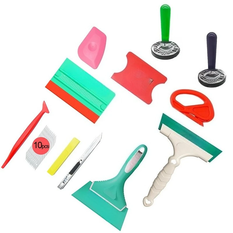 For car film tool set, window film color change car clothes set scraper