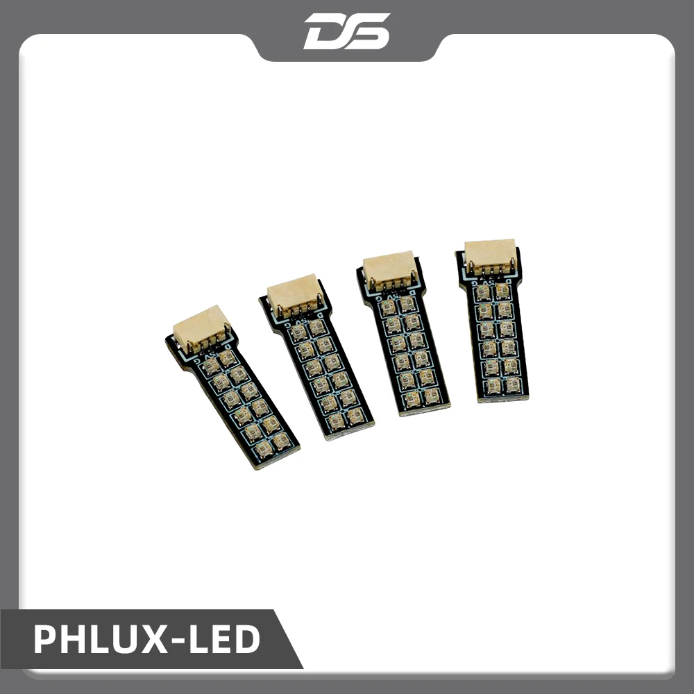 

1 компл./4 шт. DeepSpace PHLUX светодиодный светильник Armlight 3-5 В RGB программируемый светильник для 5-дюймового гоночного дрона FPV легко установить