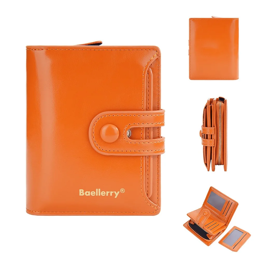 

Элегантные короткие кошельки из лакированной кожи, многофункциональный женский клатч в корейском стиле, портативный кошелек для монет, женская сумка для мелочи