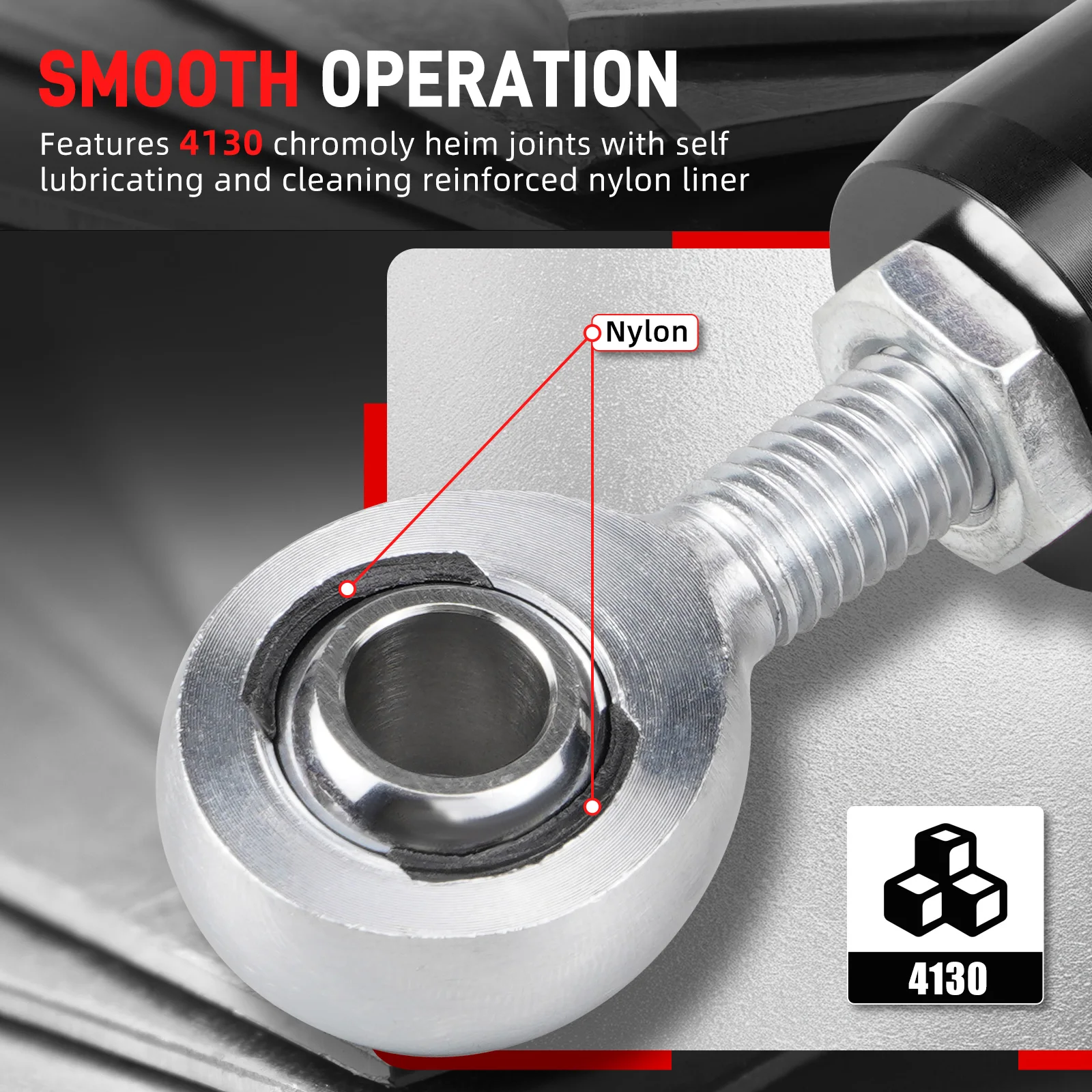 وصلات نهاية قضيب التأثير الخلفي القابل للتعديل من الألومنيوم لسيارة Audi A3 S3 RS3 TT TTRS Q2 Q3، لسيارة VW للجولف MK7 MK7.5 MK8، لـ Cupra Leon