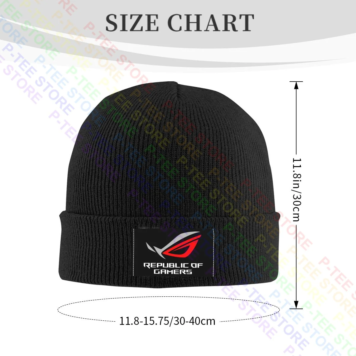 Asus Rog Republic Of Gamers The Choice Of Champions Knitted Beanie Hat Beanies Cap Style Hip Hop