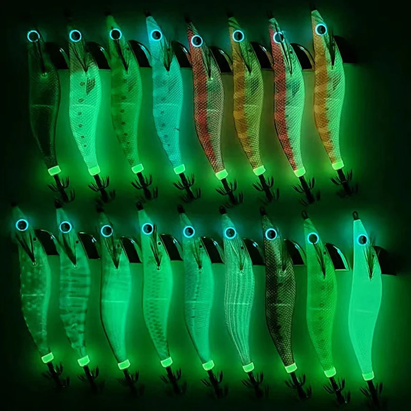 ياماشيتا مضيئة الخشب الروبيان EGI-OH F خطاف صيد على شكل سمكة الصيد الحبار الطعم قارب البحر الصيد إغراء 2/2.5/3/3.5 6.5 جرام/10 جرام/15 جرام/20 جرام