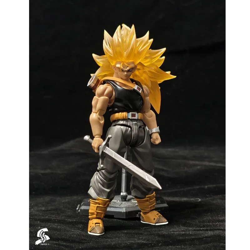 In Stock Articulated Figure Dragon Ball Z Trunks Saiyan Multiforms Torankusu Anime Figure Action Model Collectible Toys Gift