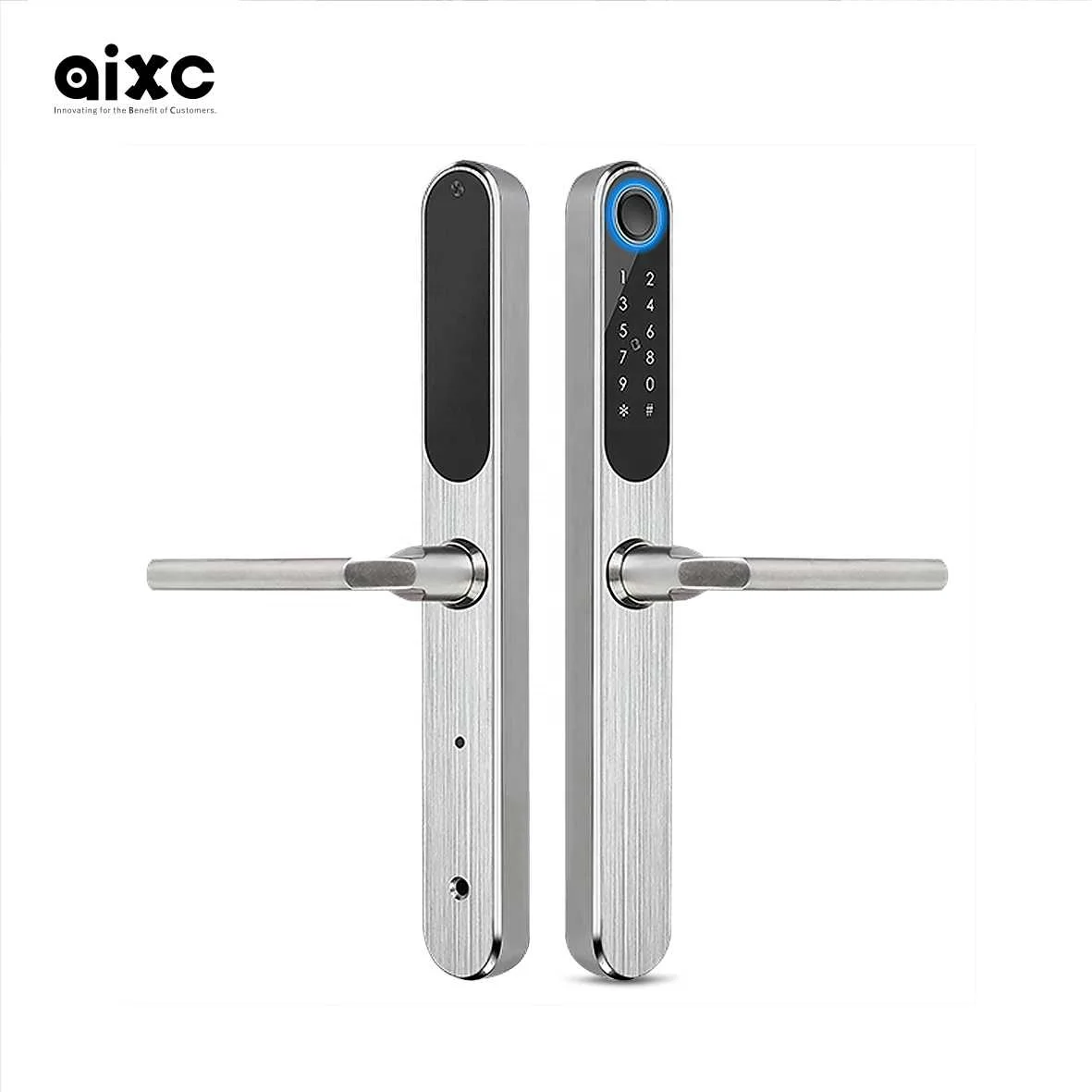 AIXC digital lock smart TTlock application 2024 OEM smart door lock fingerprint waterproof door lock TTlock