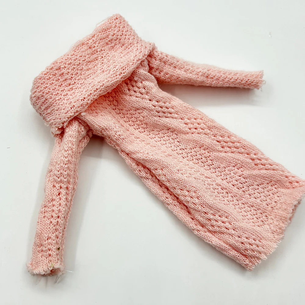 4 قطعة فساتين سترة الموضة ل 1/6 دمى ، 11.5 ''/30 سنتيمتر إكسسوارات دمي محبوك الملابس الشتوية خلع الملابس لعبة لتقوم بها بنفسك Bjd فستان #4