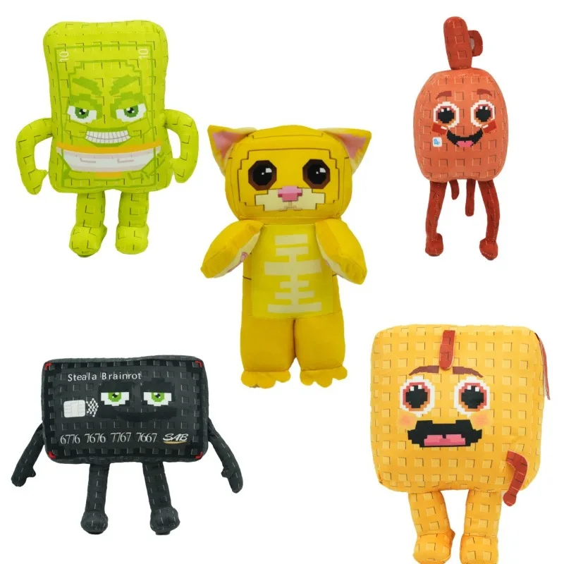 

Steal a Brainrot Plush Toy 2026 New Cute Meme Character Plushie Soft Stuffed Animal Doll Kawaii Kids Gift Room Decor Collectible