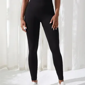 Frauenhose Yoga Gymnasium nähen Sportkleidung elastische Taille Sporttraining Fitness Leggings 10 Hauptverkäufe nähen Yogahosen - №1