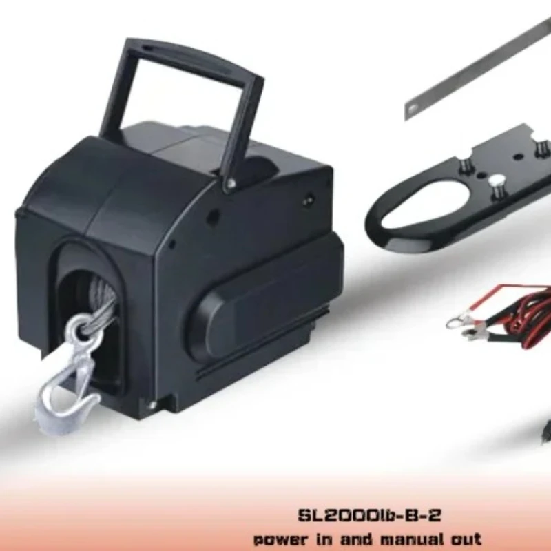 Portable 2000lb 3500lb 5000lb 11000lb 15000lb 12V Wireless Remote Control Electric Boat Trailer for Boat Winch
