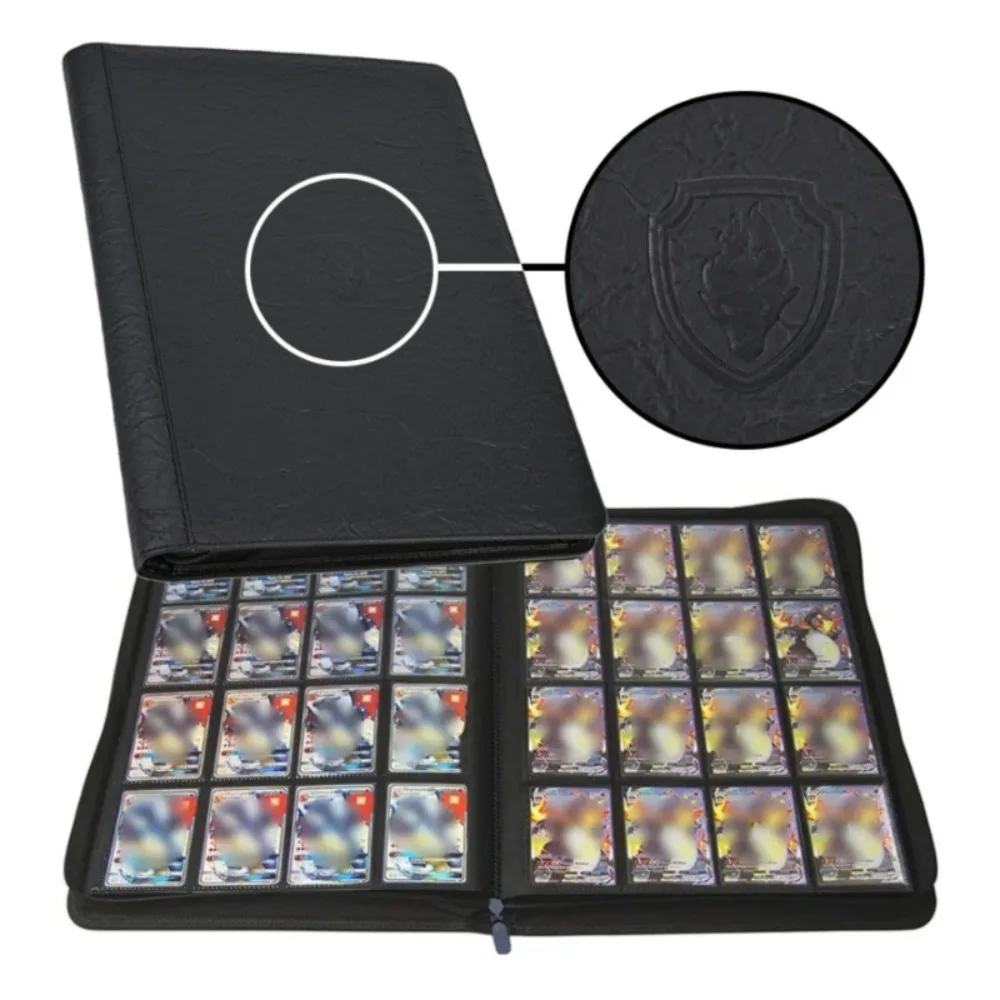 

16 Pocket Trading Cards Binder 1024 Large Capacity Game Card Organizer Commander Display Case for MTG PTCG TCG Yu-Gi-Oh Card