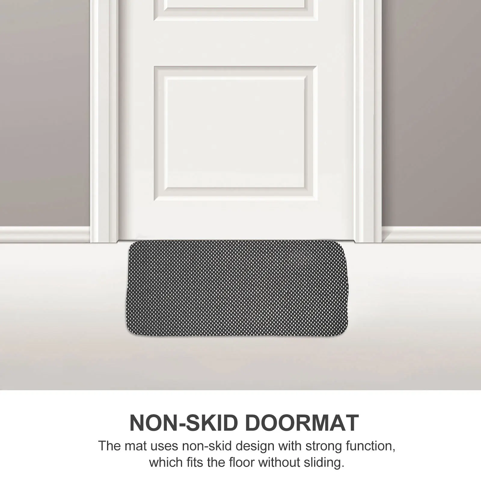 1 قطعة حصيرة باب مضادة للانزلاق وسادة أرضية شديدة التحمل ملمس أملس سطح غير قابل للانزلاق مثالي لمدخل الحمام والمطبخ