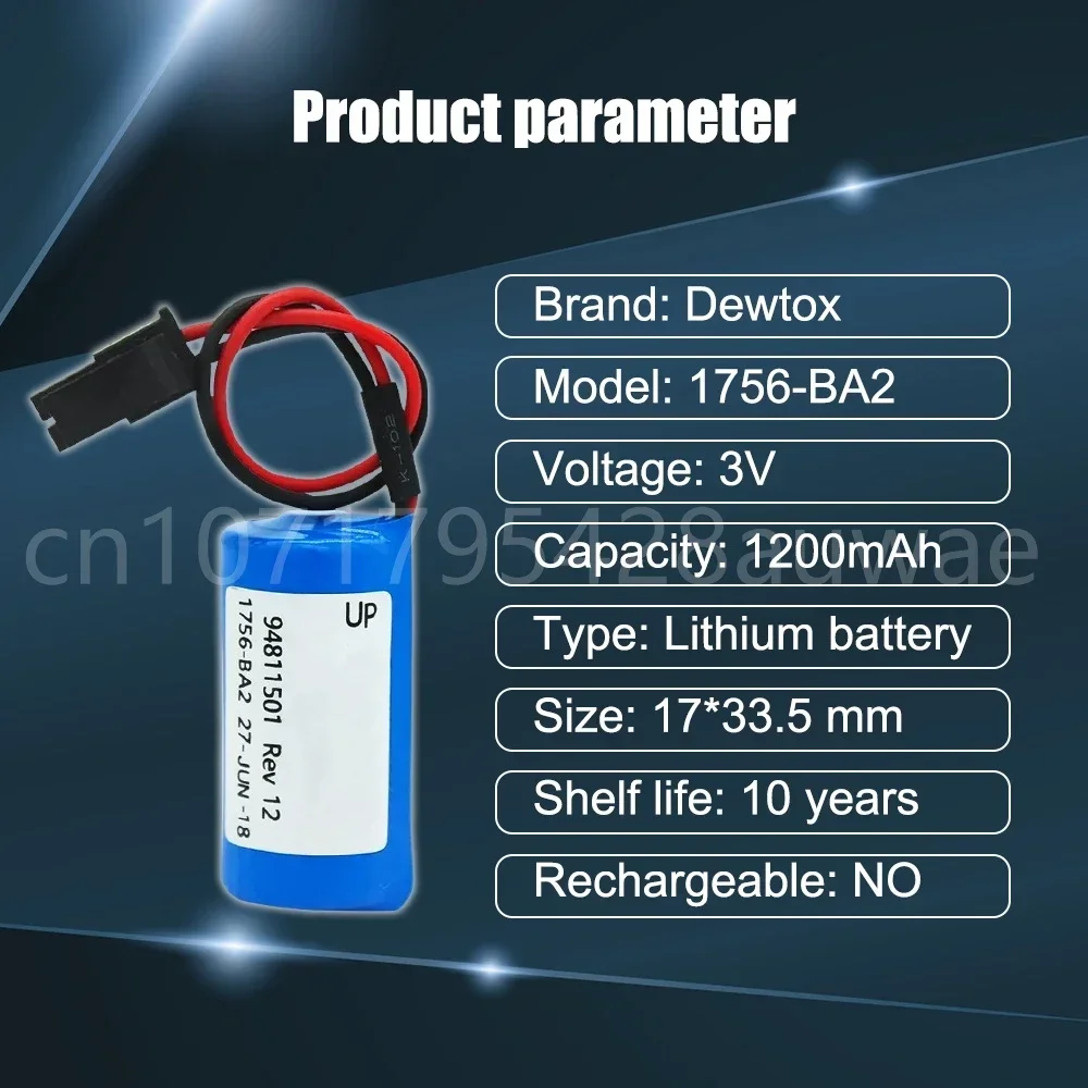 プラグ付きリチウム電池,1756-ba2,3v,1200mah,コントローラー,オリジナル,アレンレンチ,20個