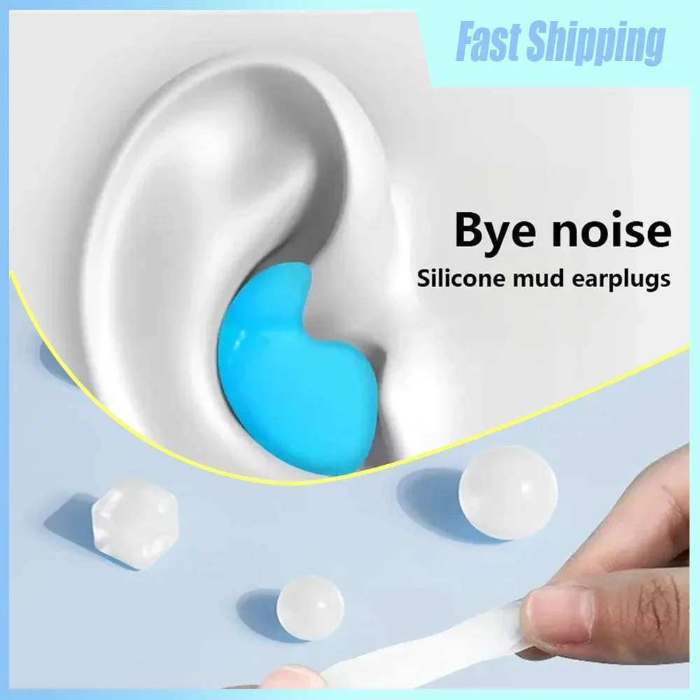 

6pcs Sleeping Anti-Noise Ear Canal Plugs Silicone Household Comfortable Quiet Ear Plugs Universal Insulation Noise Ear Plugs