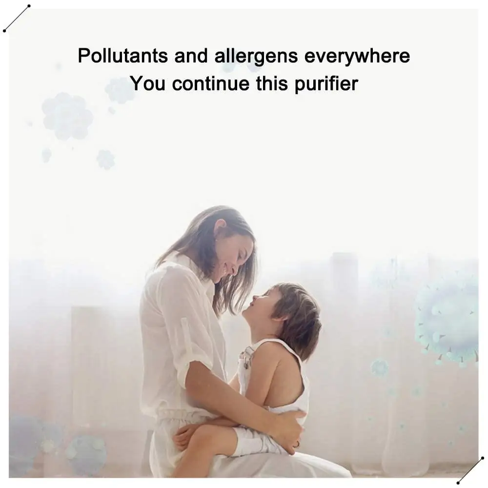 3Pcs Plug-In Air Purifier, Mini Portable Air Purifier,  Generator Air Purifier Suitable For Pet Bedroom US Plug