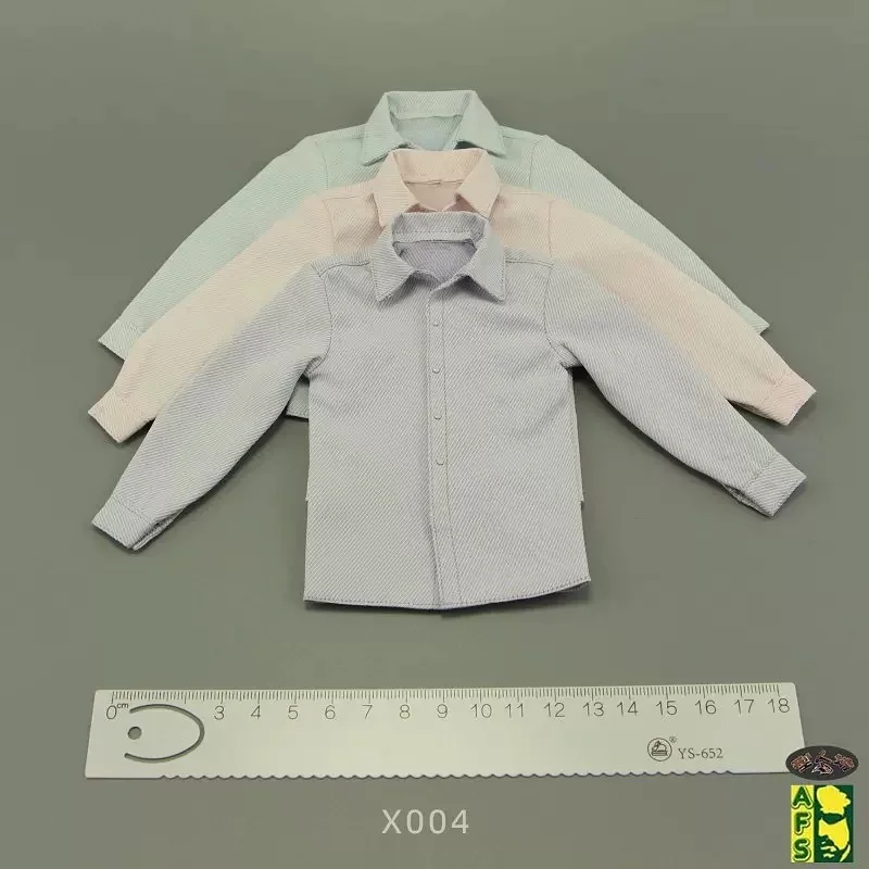 1/6 Scale Male Solid Color Long Sleeve Shirt Undergarments Clothes Model Fit 12\'\' Soldier Action Figure Body Dolls
