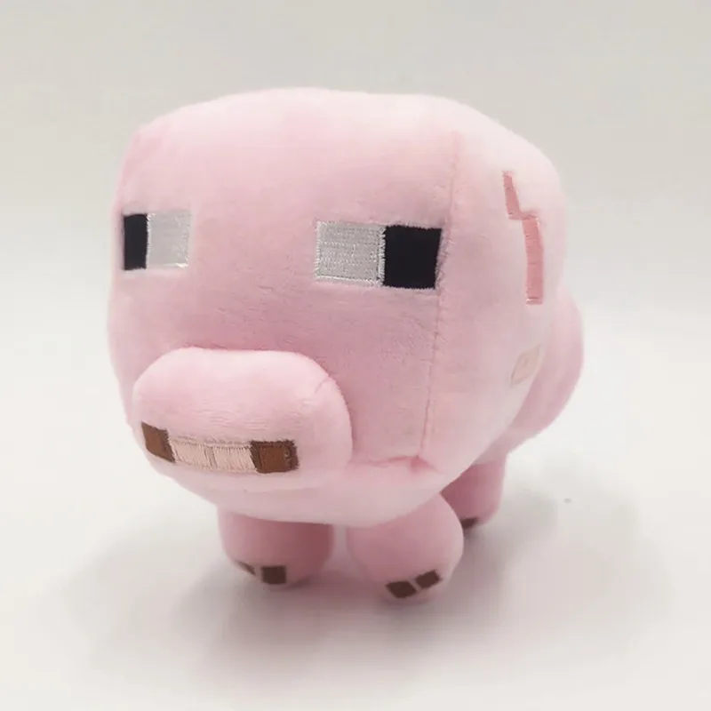 16cm Pink MC Baby Pig Plush Toys Game MC Pig Plush Soft Stuffed Animals Toys for Kids Children Gifts