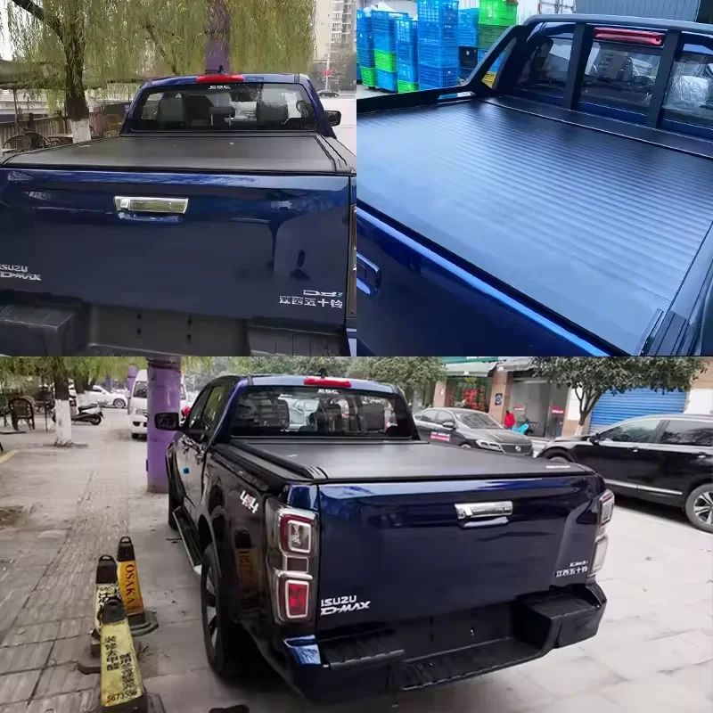 Hoge kwaliteit pick-up intrekbare bedovertrek aluminium tonneau cover voor Ram 1500