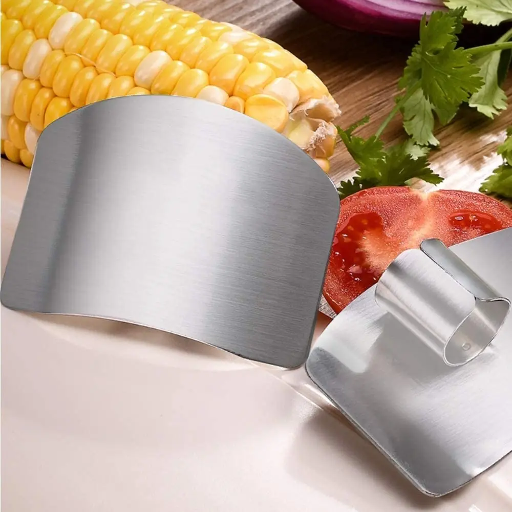 Finger Guard Finger Protectors Stainless Steel Anti-cut Finger Guard Safe Vegetable Cutting Hand Protecter Kitchen Gadgets Tools