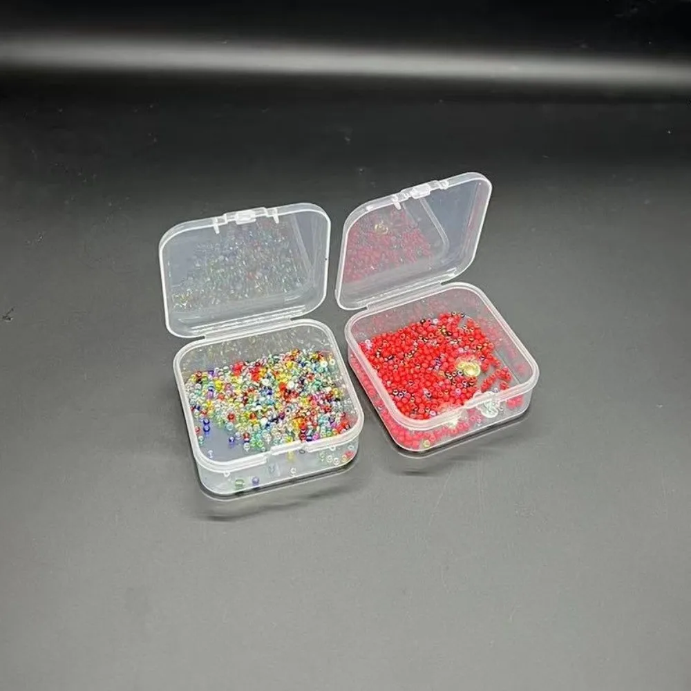 

45 Grids Jewelry Beads Storage Case Multi-Functional Plastic Rhinestone Nail Design Organize DIY Transparent