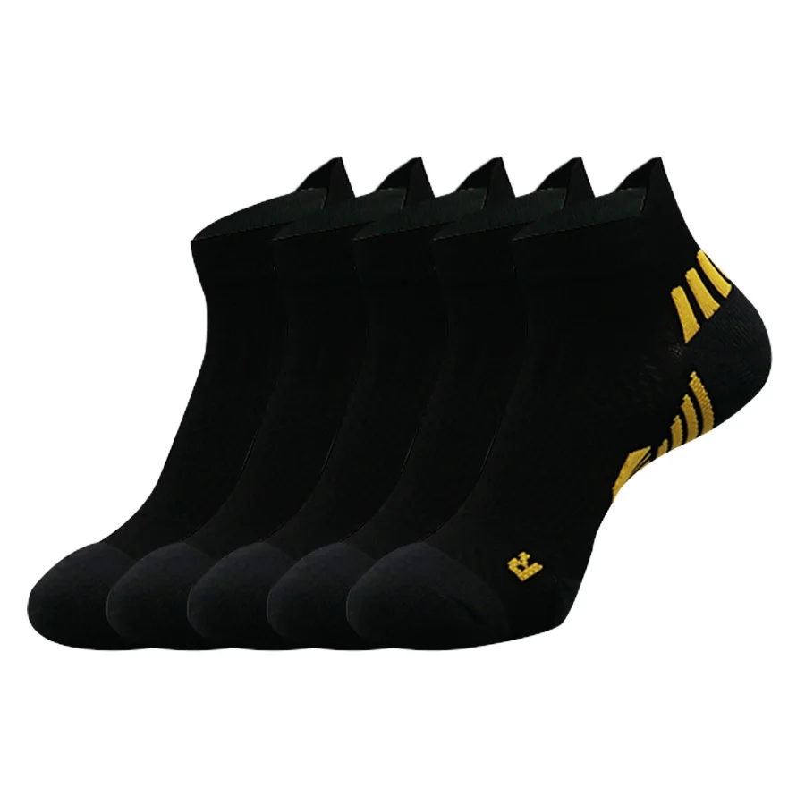 

5Pair Running Socks for Men & Women Professional Non-Slip Quick Drying Towel Bottom Fitness Sports Basketball Training Short