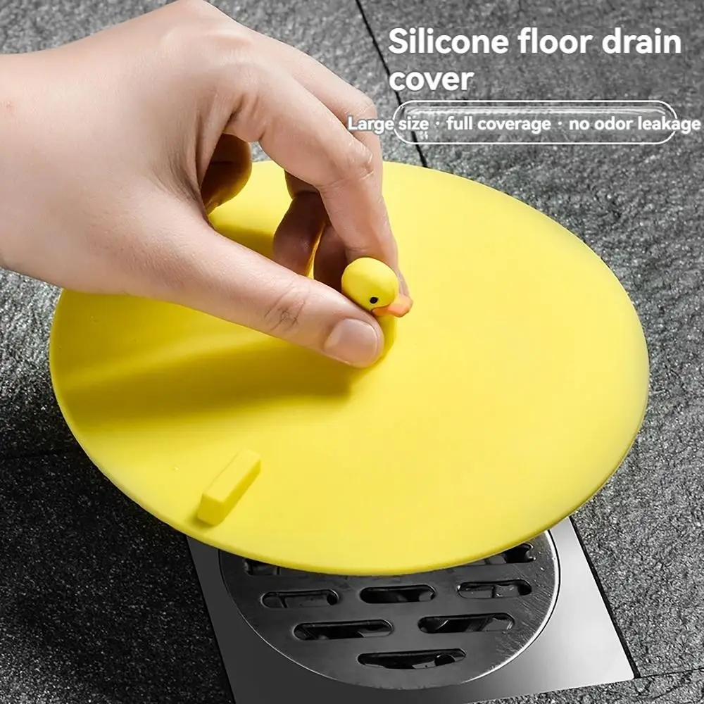 1 Pcs Sink Mat Silicone Floor Drain Deodorant Anti-insect Anti Odor Water Stopper Floor Drain Cover Pad for Toilet Shower Sewer