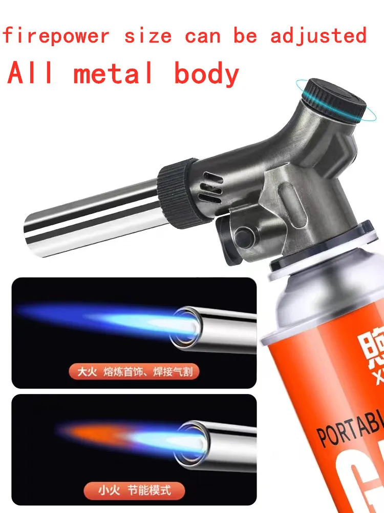 Welding Gas Burner Flame Gas Torch Flame Gun Blowtorch Cooking Soldering Butane AutoIgnition gas-Burner Electronic ignition