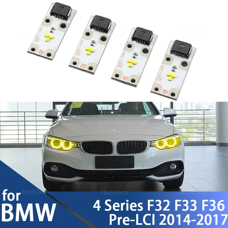 

Yellow Daytime DRL Light Driving LED Angel Eye Maker Light Diode Board Chip for BMW 4 Series F32 F33 F36 Pre-LCI 2014-2017