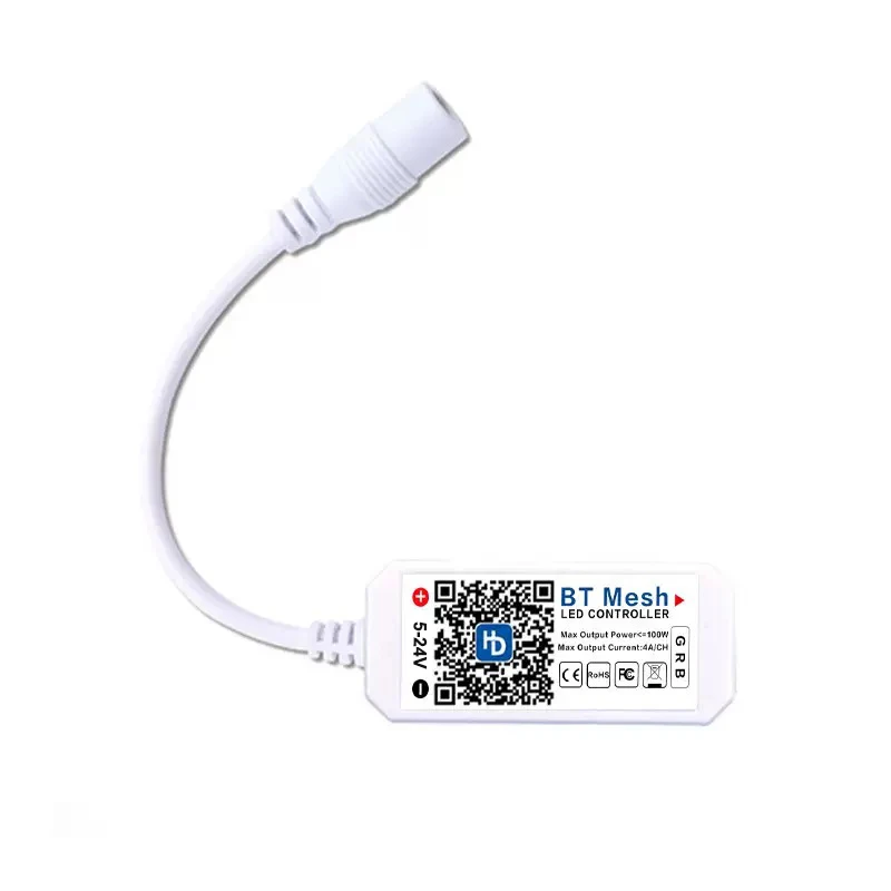 BT MESH Bluetooth Led Controller Bluetooth RGB LED Controller DC 5V-24V APP Control Smart Single Color RGBW RGB LED Strip Light
