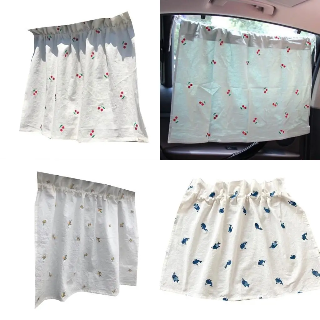 

E7CA Universal Car Sun Shade Cover uv Защита занавеска