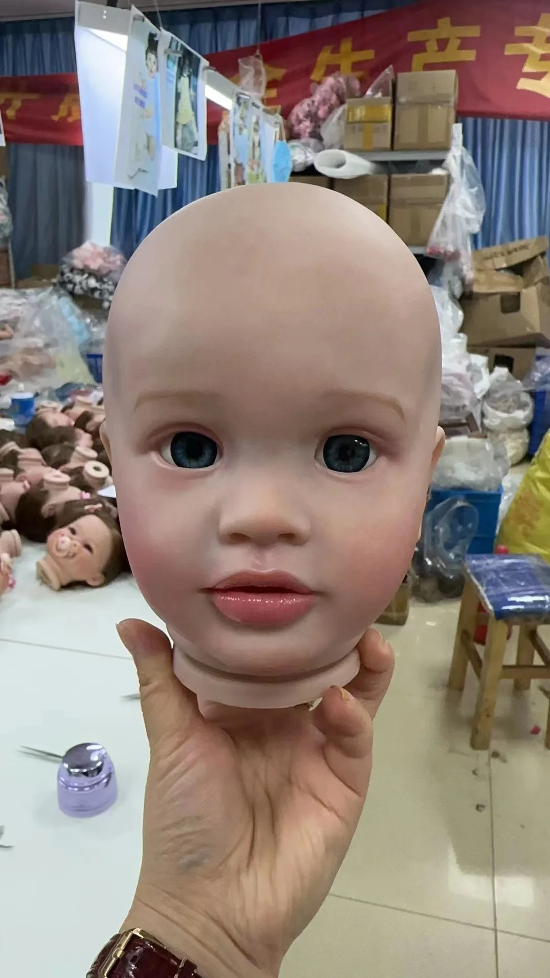 FBBD 26inch Reborn Baby Doll Pippa Painted Kit Huge Baby Size Real Photos Detailed in Painting Dolls For Children DIY Part