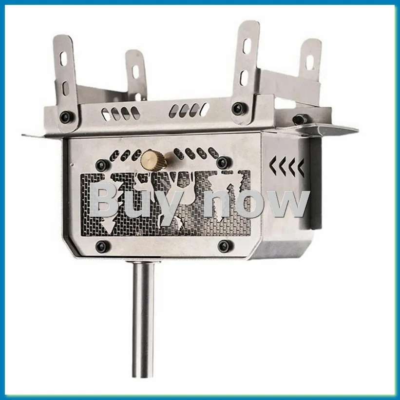 

Уличная дровяная печь для кемпинга, портативная для палатки, палатка из нержавеющей стали, декоративная рождественская елка и стол-ABHG