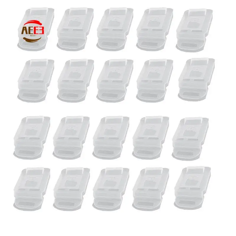 

AEE3-20PCS Защитная крышка для контакта Пылезащитный чехол Пылезащитный чехол Держатель батареи для литий-ионного аккумулятора 14,4 В 18 В