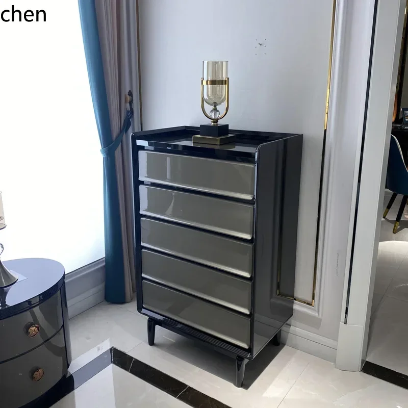 

HTT solid wood chest hotel suite bedroom storage cabinet fashion locker furniture home accessories