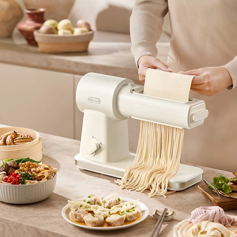Electric Noodle Machine Versatile Chinese Pastry Household Noodle Press Dumpling Wrapper Quick Noodles Removable and Washable