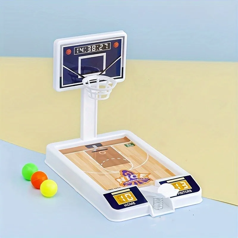 Kids Indoor Basketball - Mini Tabletop Finger Flick Games Desk Game Toys,Stress Relief Toys,Birthday Gift,Fun Sports Toy for Kid