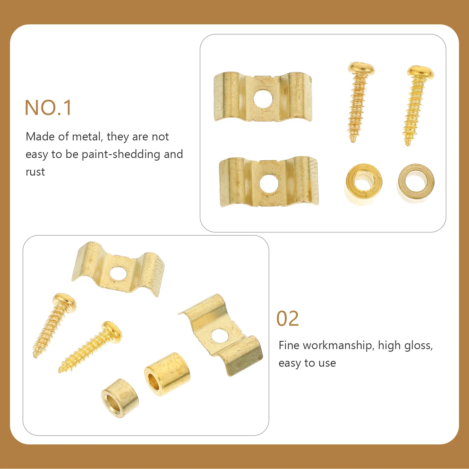 

4Sets Guitar String Stable Buckle Guitar Lead String Device Accurate Tuning Long Lasting Strings Instruments Parts