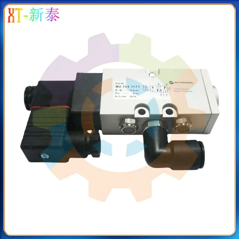 2 Pieces/lot SM52 SM74 SM102 Offset Printing Press Solenoid Valve M2.184.1171 Printing Machine Spare Parts For Heidelberg