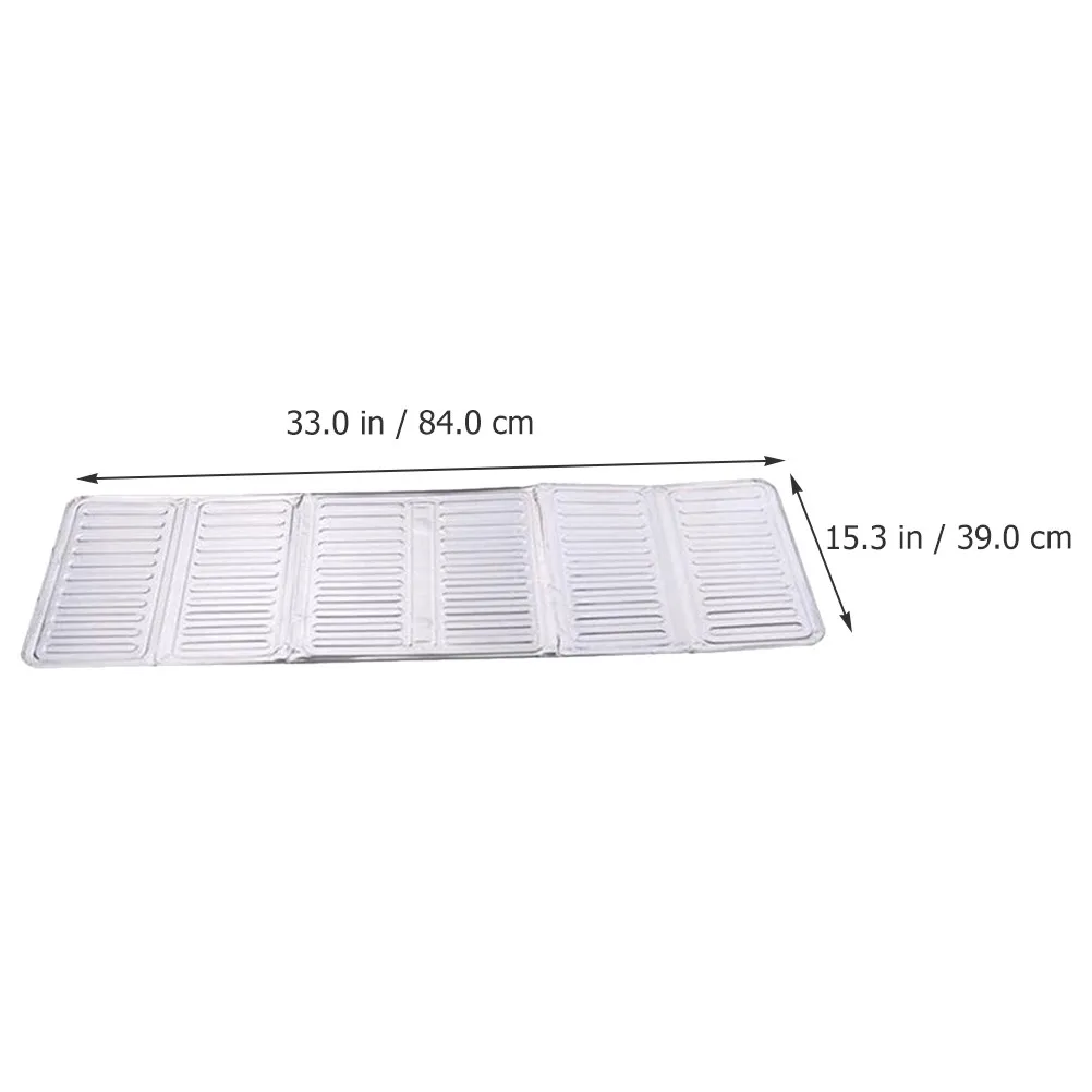Foldable Oil Splash Board Kitchen Baffle Anti-Grease Screen Stove Splatter Guard Frying Pan Protector Heat Resistant Splash view 5